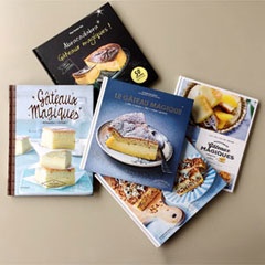 フランスで発効された多数の「魔法のケーキ」レシピ本